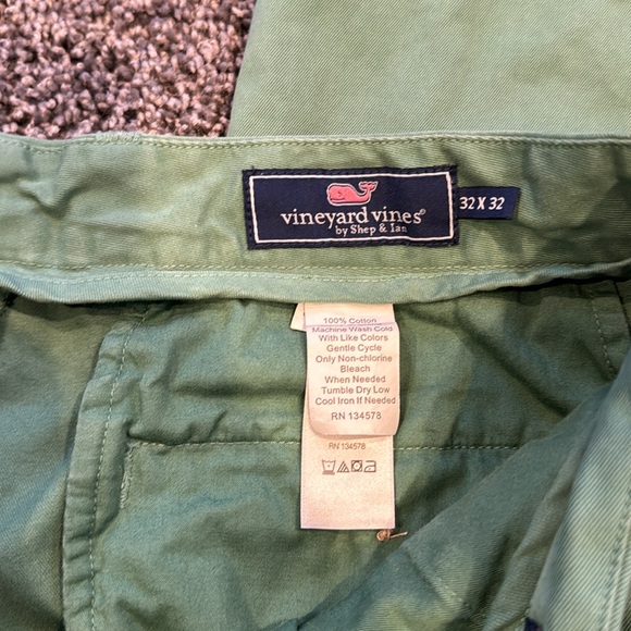 Vineyard Vines Slim Fit Breaker Pants – Men’s 32x32 – Sage Green EUC - Picture 6 of 7